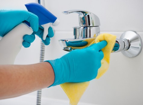 Deep upholstery cleaning service for a fabric sofa in Beckton